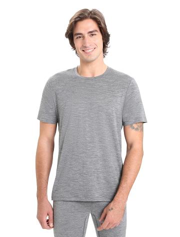 Pánské Tričko Icebreaker Merino Tech Lite II Krátké Sleeve Tee Šedé | CZ 1779TCEV